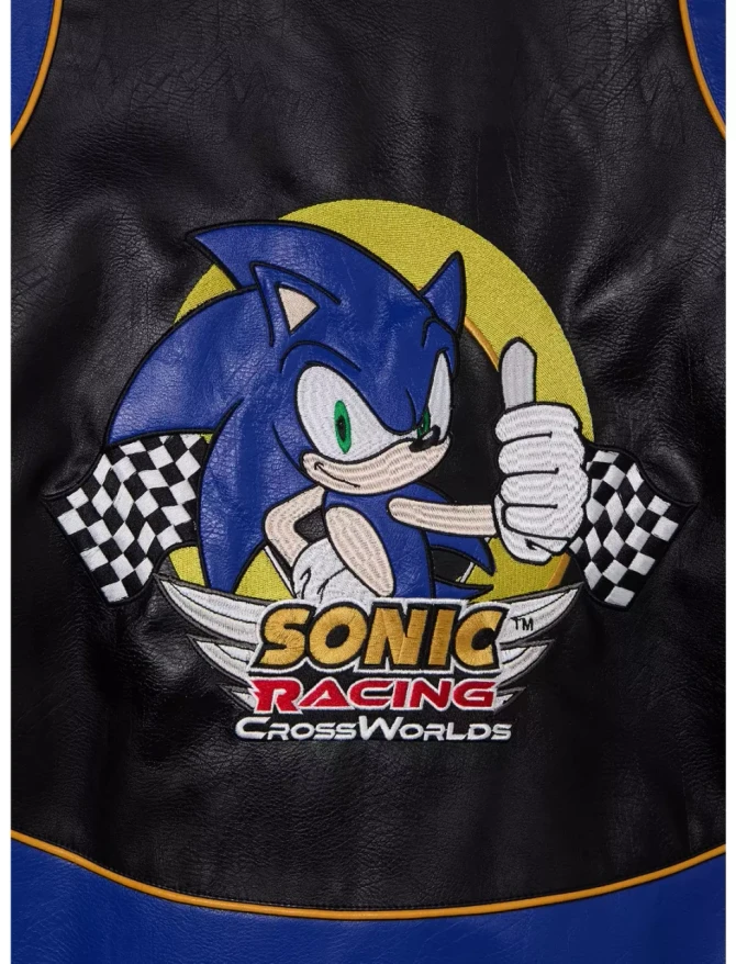 Sonic the Hedgehog Moto Racing Jacket