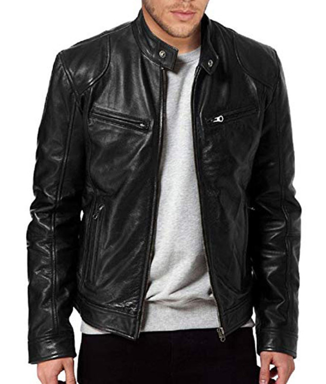 Avengers Endgame Captain America Black Leather Jacket