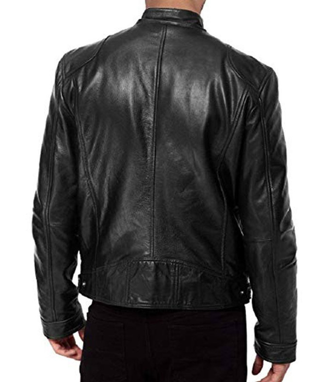 Avengers Endgame Captain America Black Leather Jacket