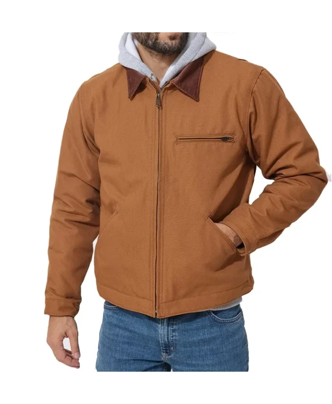 John Logan Off Campus 2026 Brown Jacket