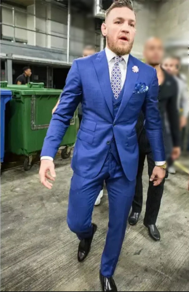 Conor McGregor Blue Suit