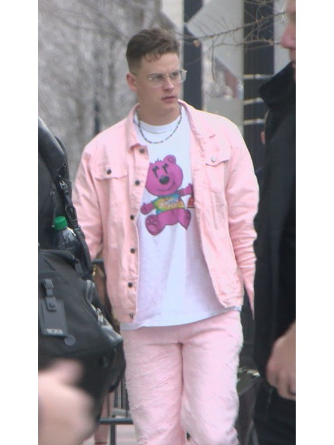 Joe Burrow Pink Suit