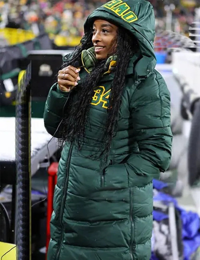 Simone Biles Packers Jacket
