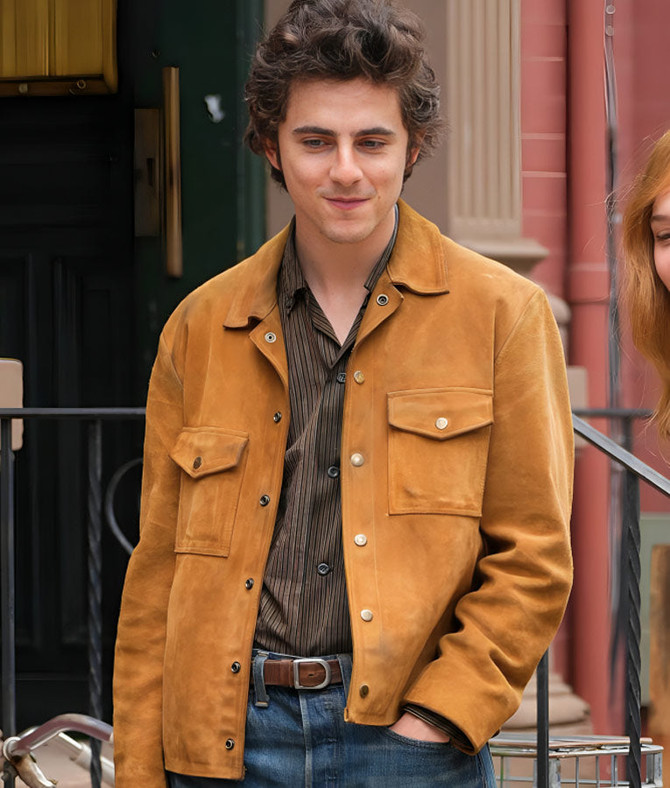 Bob Dylan A Complete Unknown Suede Jacket