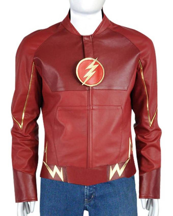 Flash Barry Allen Faux Leather Jacket