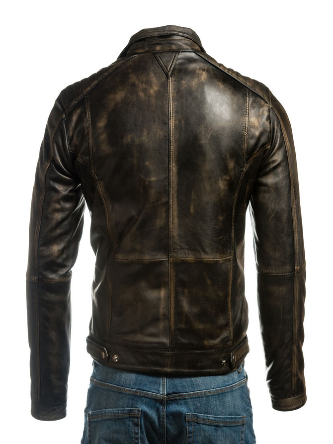 Men Vintage Biker Leather Jacket Men Vintage Biker Leather Jacket