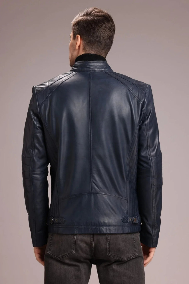 Men Classic Leather Jacket
