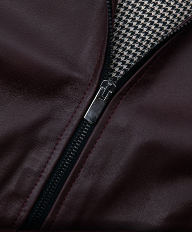 Women Slim Fit Biker Brown Leather Jacket Women Slim Fit Biker Brown Leather Jacket