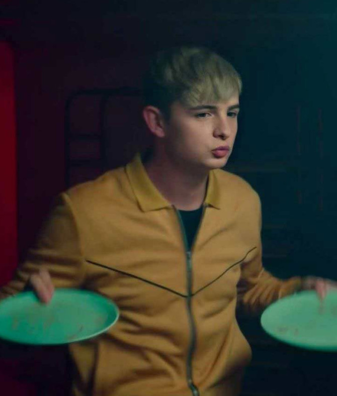 Alex Rider Otto Farrant Yellow Bomber Jacket Alex Rider Otto Farrant Yellow Bomber Jacket