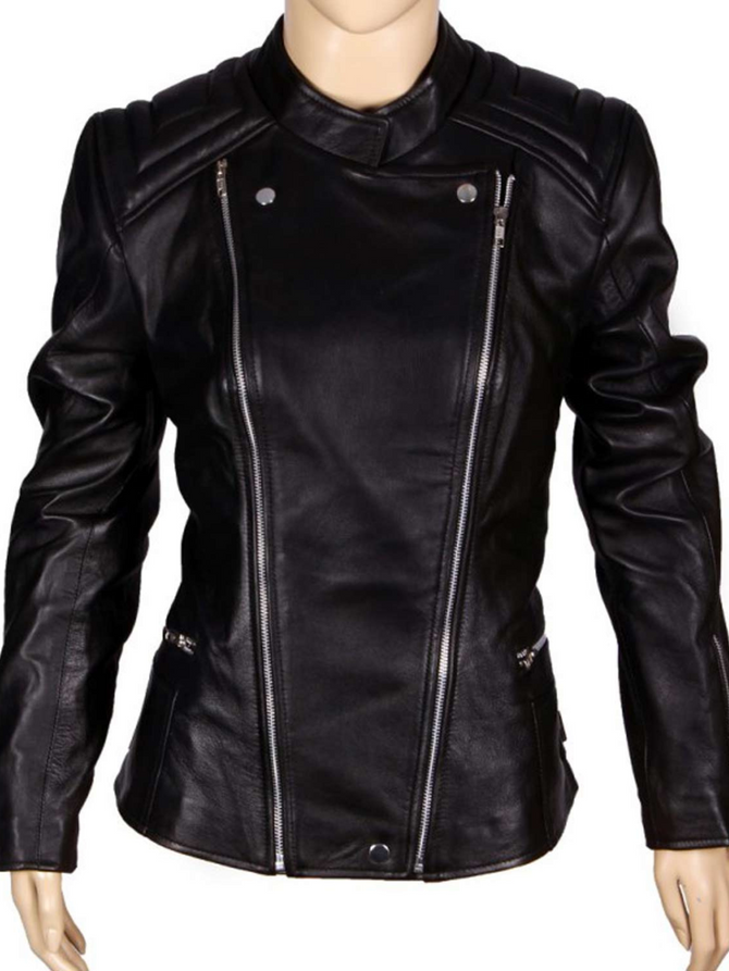 Abbey Crouch Leather Black Jacket Abbey Crouch Leather Black Jacket