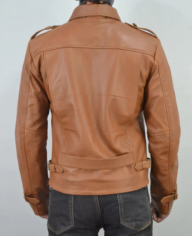 The Rocketeer Billy Campbell Brown Leather Jacket