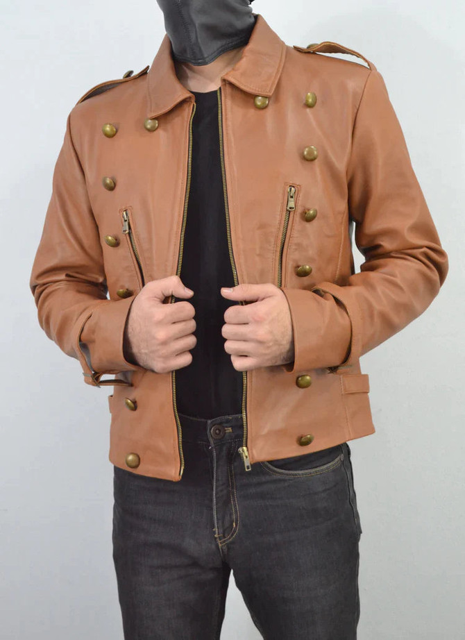 The Rocketeer Billy Campbell Brown Leather Jacket