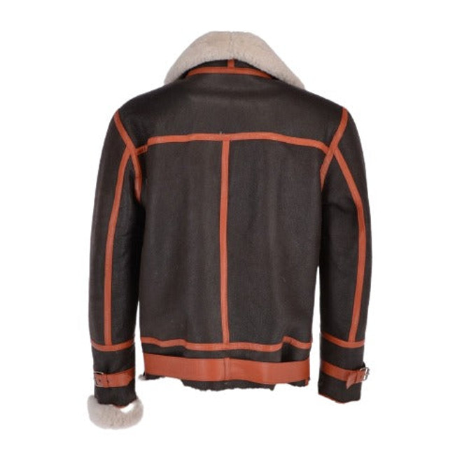Men's Flying Aviator Shearling Bomber Jacket Men's Flying Aviator Shearling Bomber Jacket