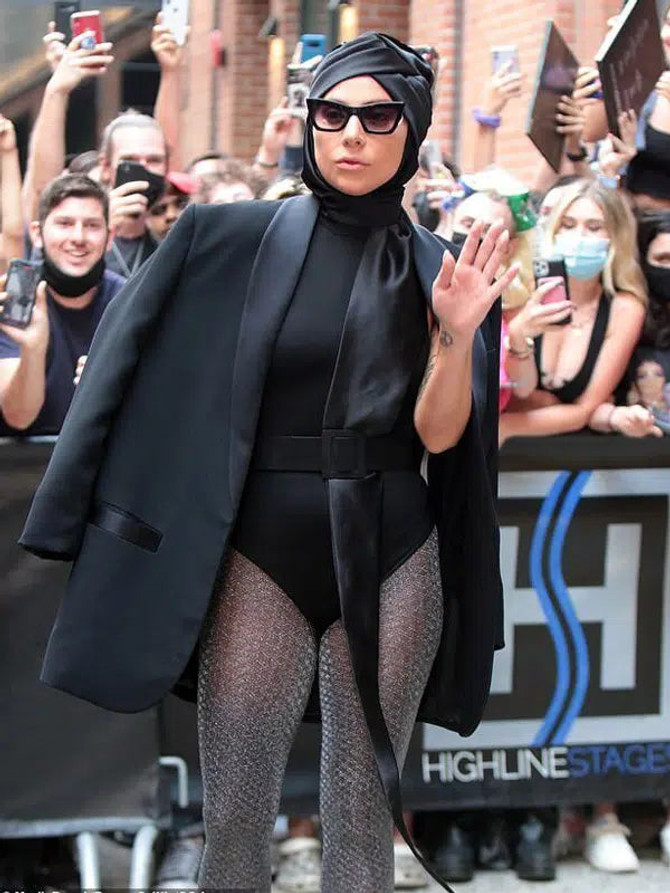 Lady Gaga Black Blazer