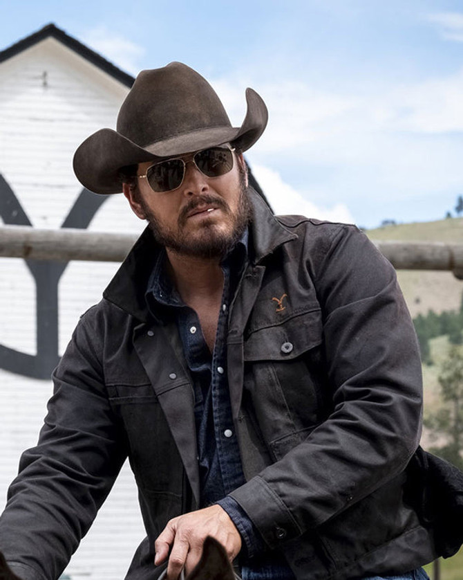 Yellowstone Rip Wheeler Black Cotton Cole Hauser TV-Series Jacket