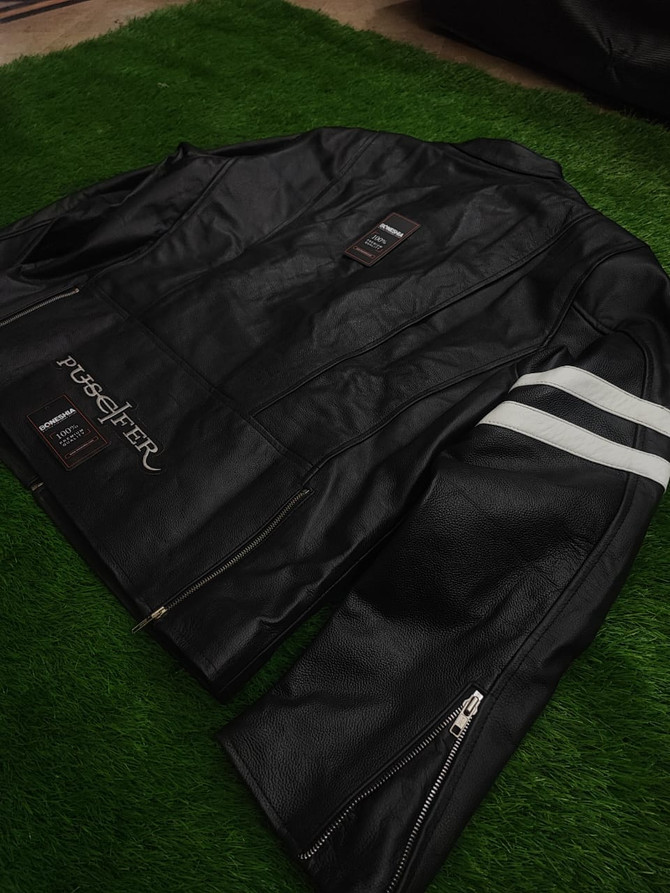 Maynard James Keenan Black Leather Jacket