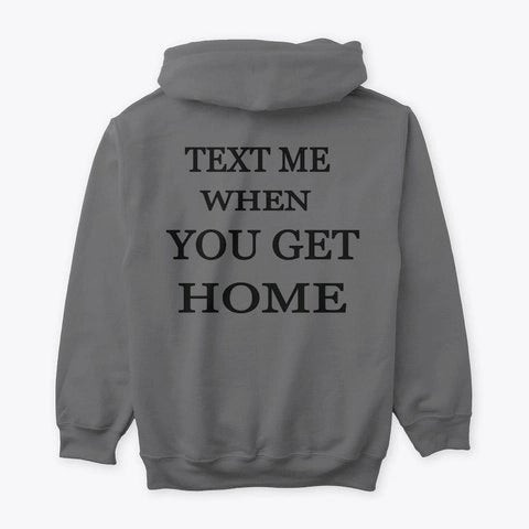 Lonely Ghost Text Me When You Get Home Pullover Hoodie