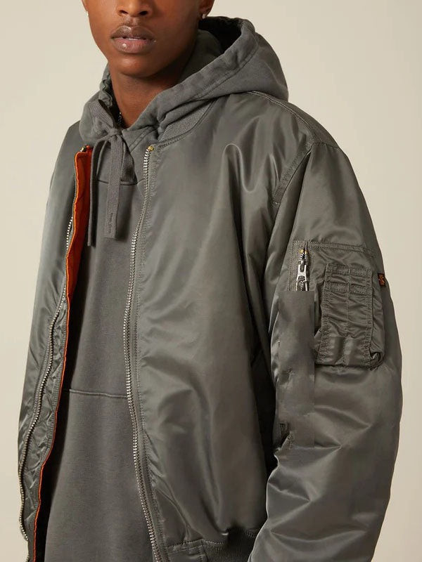 The Batman 2022 Drifter Grey Jacket