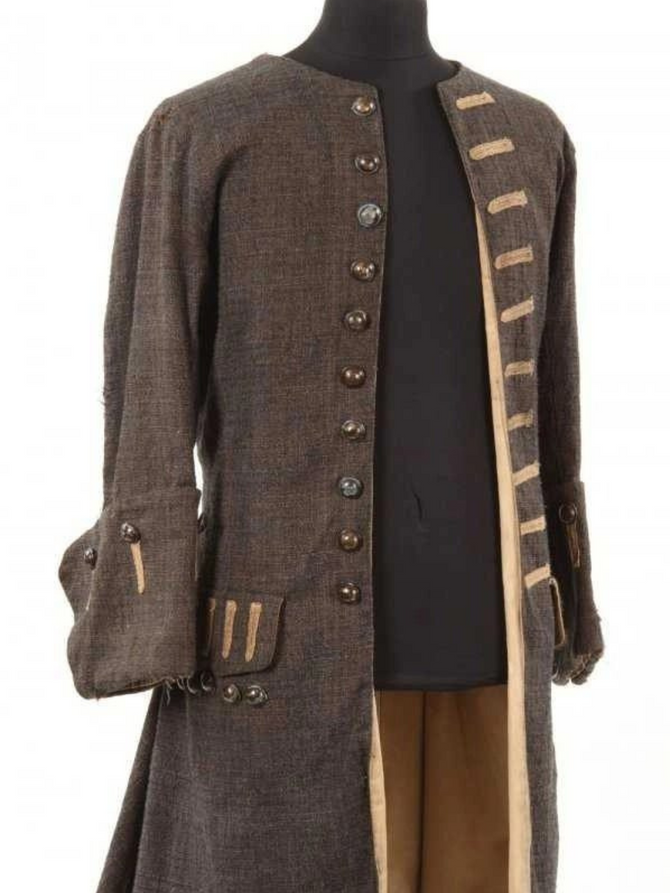 Jack Sparrow Pirates of The Caribbean Wool Coat
