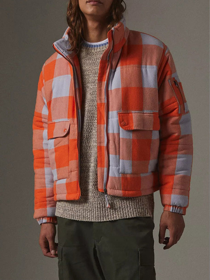 The Chi Season 5 Hannaha Hall Orange Check Jacket The Chi Season 5 Hannaha Hall Orange Check Jacket