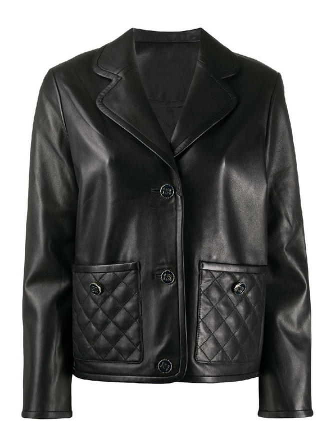 Women’s Black Real Leather Jacket