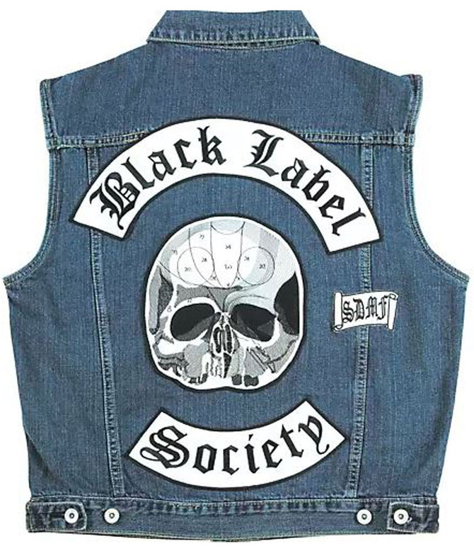 Black Label Society Blue Denim Vest (UNISEX)