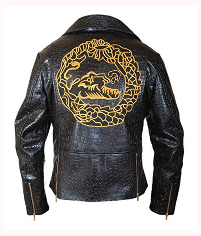 Suicide Squad Killer Croc Black Leather Jacket Suicide Squad Killer Croc Black Leather Jacket