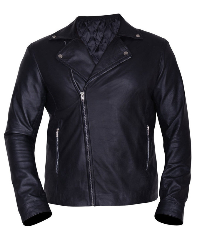 Fergal Devitt Black Leather Jacket