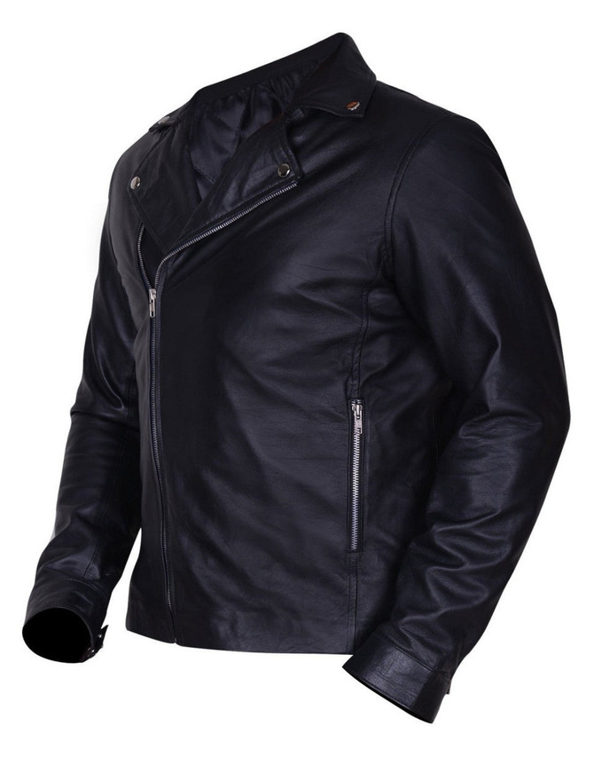 Fergal Devitt Black Leather Jacket