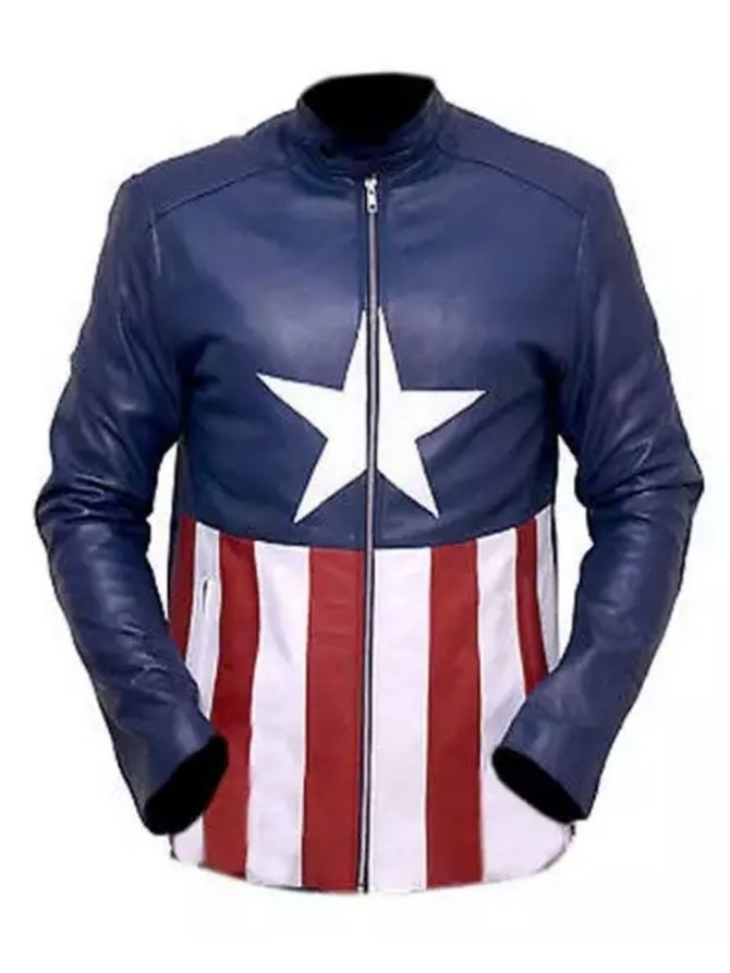Captain America Bon Jovi Leather Jacket Captain America Bon Jovi Leather Jacket