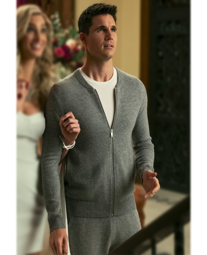 Upload TV Series 2020 Nathan Brown Grey Jacket Upload TV Series 2020 Nathan Brown Grey Jacket
