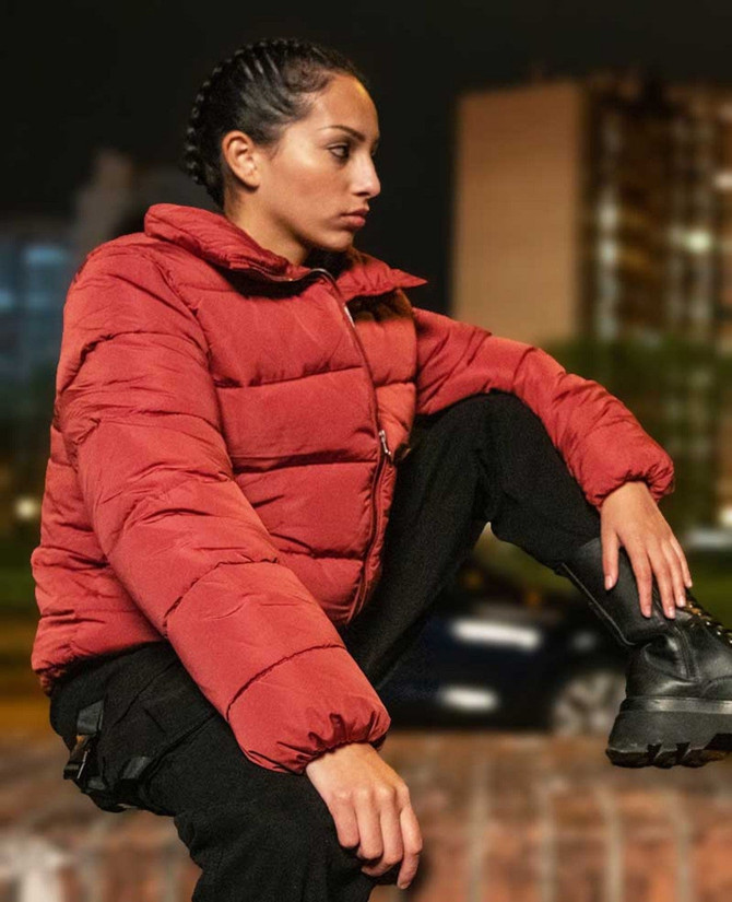Sky High 2023 Rosa Red Puffer Jacket