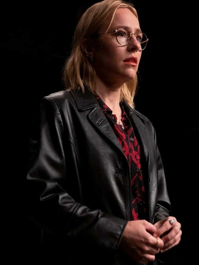 Barry it takes a psycho 2023 Sally Reed Leather Blazer Barry it takes a psycho 2023 Sally Reed Leather Blazer