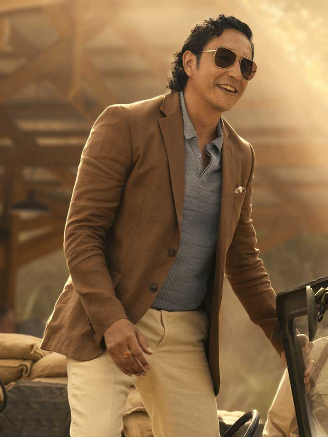 FUBAR 2023 Gabriel Luna Brown Blazer FUBAR 2023 Gabriel Luna Brown Blazer