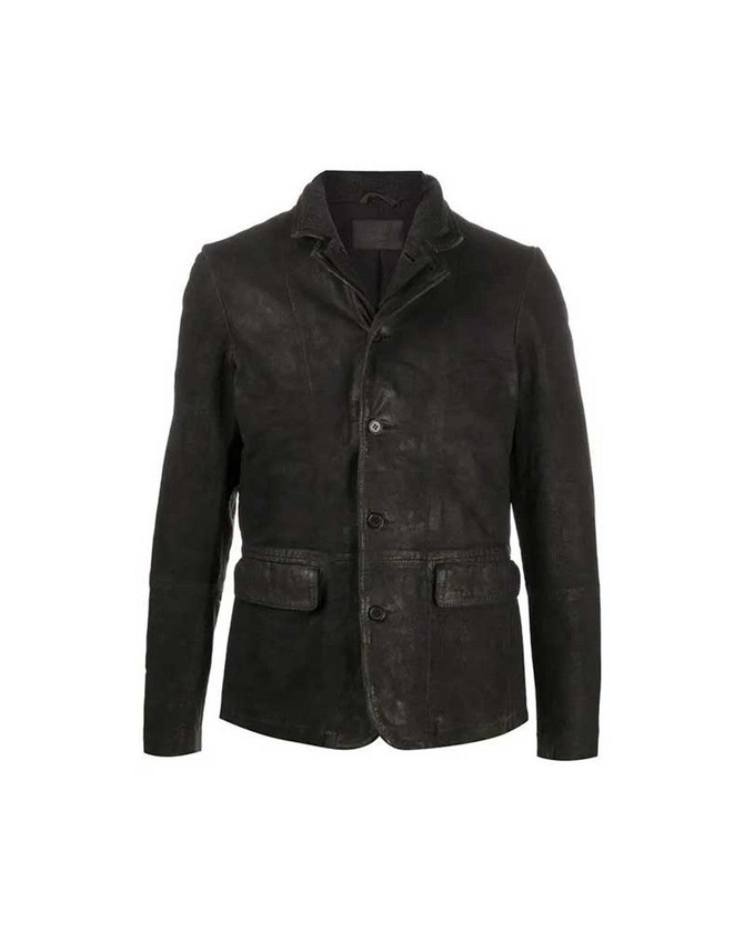 Chad Stahelski John Wick 2023 Black Leather Blazer