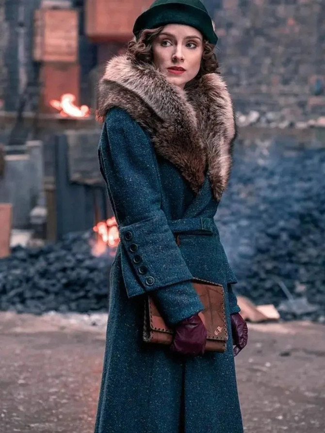 Ada Shelby Peaky Blinders S6 Fur Coat
