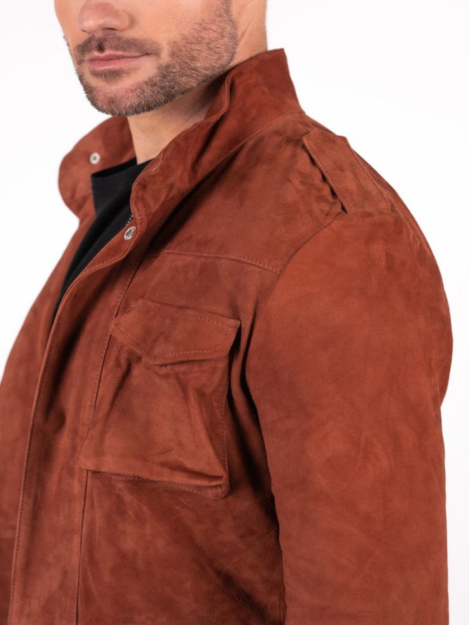 Mens Stylish Brown Warm Jacket Mens Stylish Brown Warm Jacket