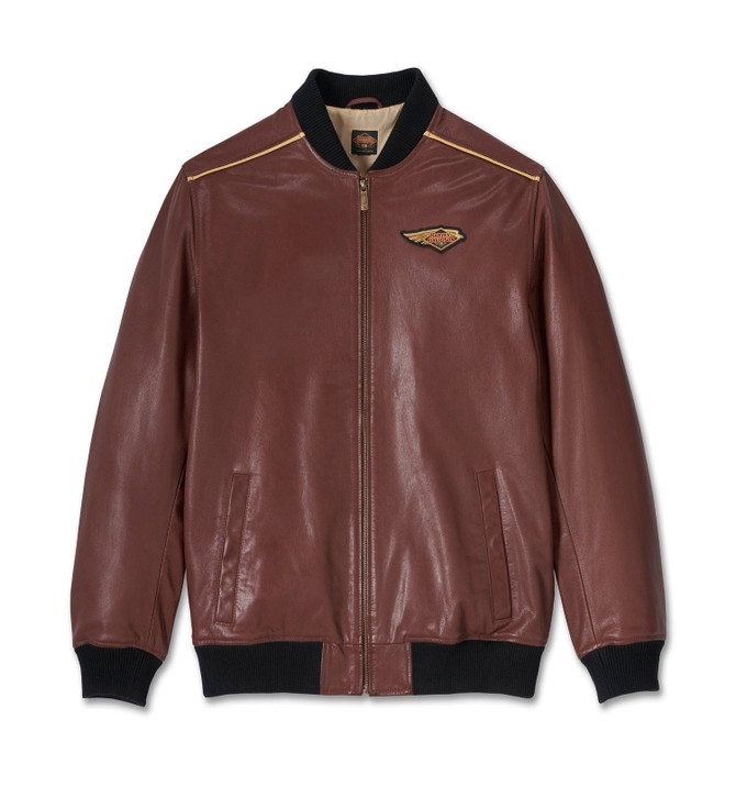 Harley-Davidson Men's Rum Raisin Leather Jacket