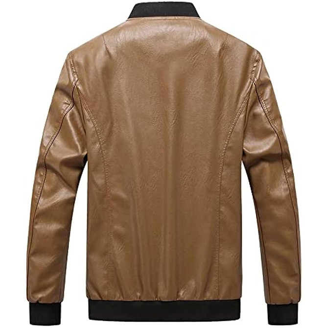 Mens Casual Collar Short Leather Jackets Mens Casual Collar Short Leather Jackets