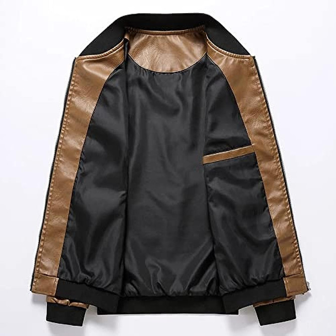 Mens Casual Collar Short Leather Jackets Mens Casual Collar Short Leather Jackets