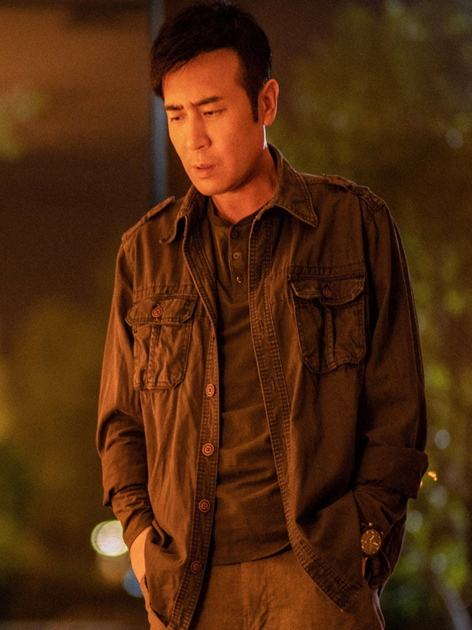 Shi Qiang Three Body 2023 Brown Cotton Jacket