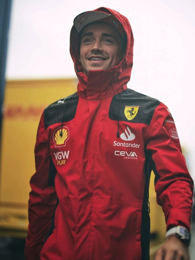 Ferrari Charles Leclerc Belgian Grand Prix 2023 Jacket
