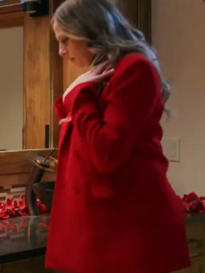 Marlie Collins Just Like A Christmas Movie 2023 Emily Red Coat