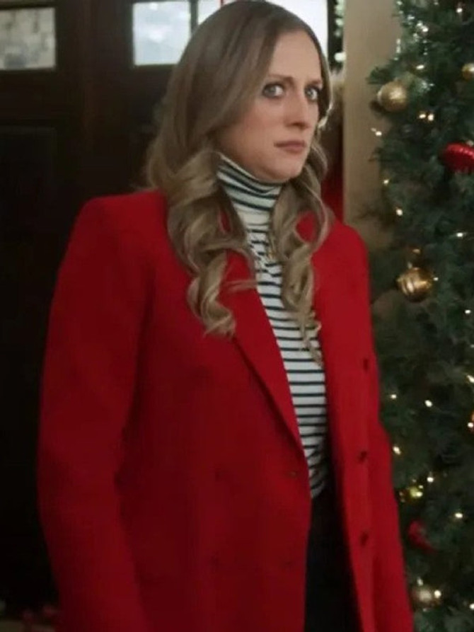 Marlie Collins Just Like A Christmas Movie 2023 Emily Red Coat