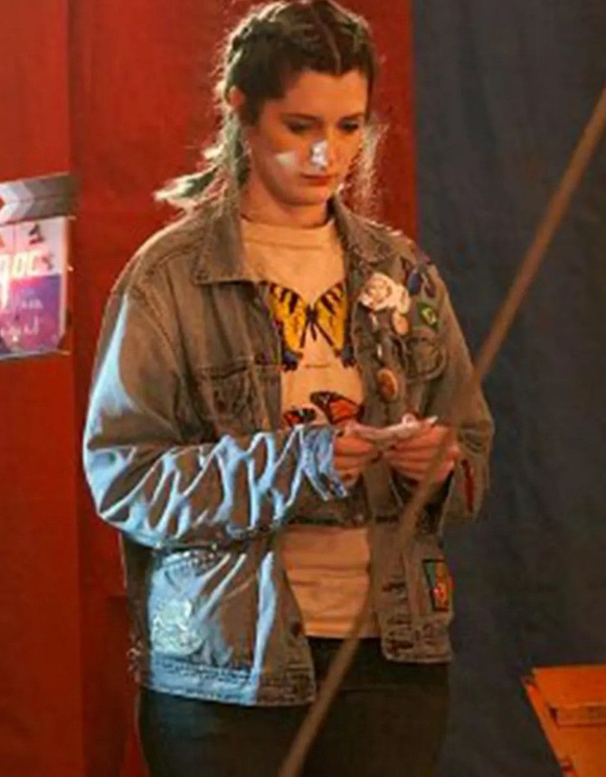 Balloon Animal 2023 Poppy Valentine Katherine Waddell Denim Jacket Balloon Animal 2023 Poppy Valentine Katherine Waddell Denim Jacket