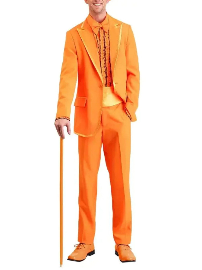 Halloween Orange Tuxedo Suit Halloween Orange Tuxedo Suit