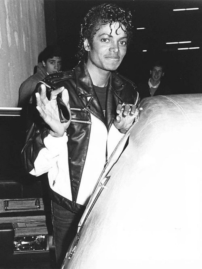Micheal Jackson Two Tone Leather Jacket
