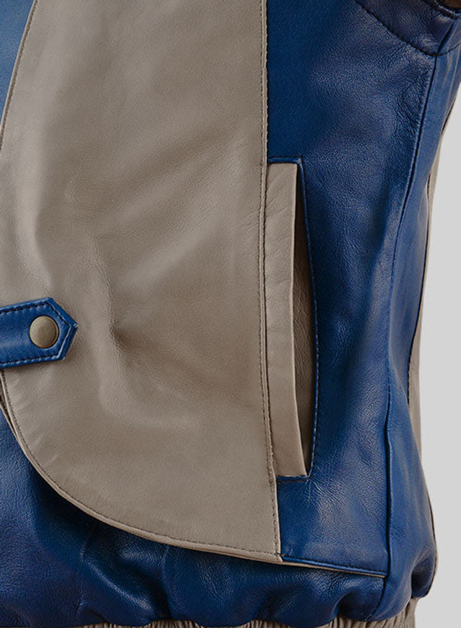 Tye Sheridan X-Men Striped Leather Jacket