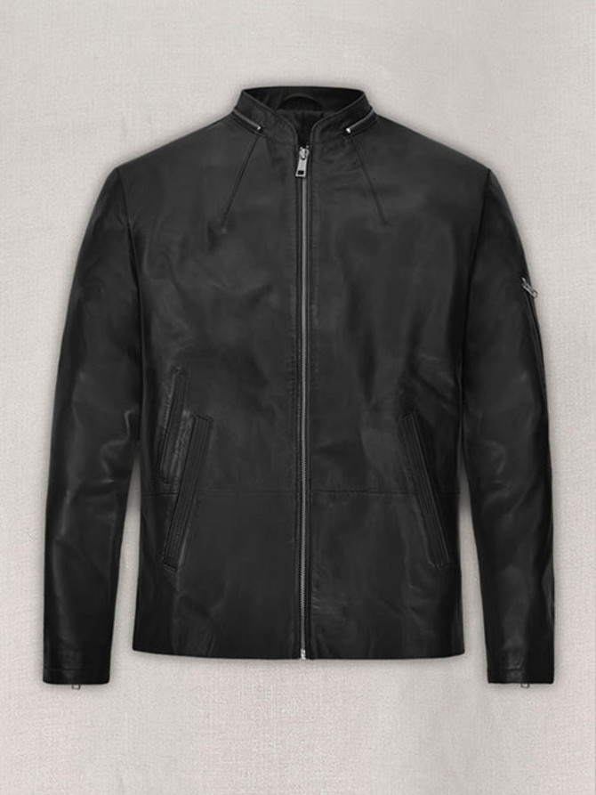 Ian Somerhalder Black Leather Jacket