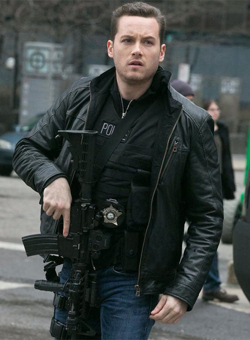 Jesse Lee Soffer Chicago P.D Black Leather Jacket